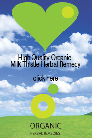 Organic Milk thistle tincture can help improve liver function